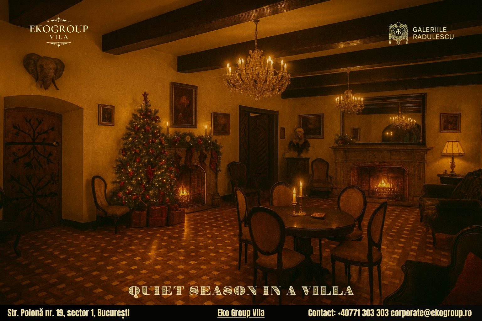 Crăciunul în București: 5 experiențe pentru a redescoperi farmecul sărbătorilor cu Crăciunul anilor ’30 la Eko Group Vila în prim-plan 6 Crăciunul în București: 5 experiențe pentru a redescoperi farmecul sărbătorilor cu Crăciunul anilor ’30 la Eko Group Vila în prim-plan